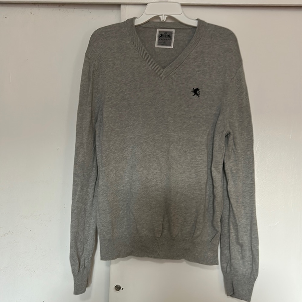 Express long sleeves vneckline pullover sweater size large